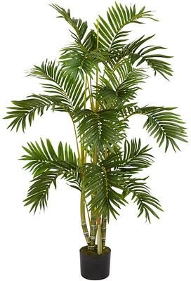 Nearly Natural Areca 4-foot Silk Tree