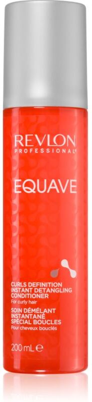 Revlon Professional Equave Curls Definition après-shampoing bi-phasé pour cheveux bouclés à l'huile d'abricot 200 ml