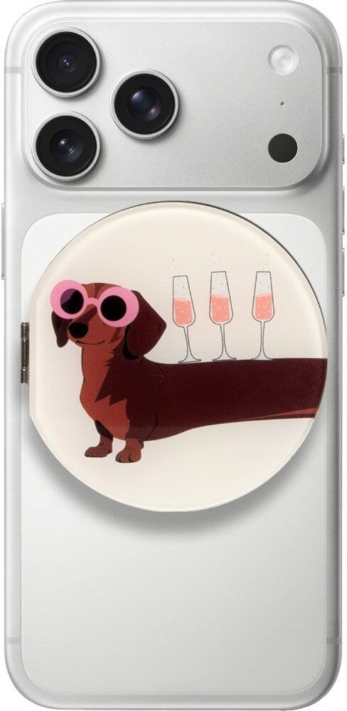 LAUT Magnetisk Ring Holder til Mobil MAGMOJI - Dachshund Wine