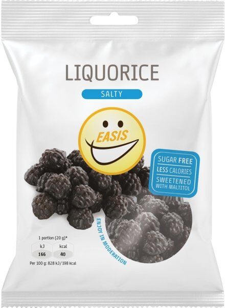 Easis Salty Liquorice, 80 G