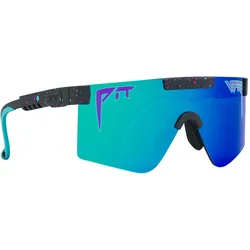 Pit Viper, Unisex, Sportbrille, The Original (Schwarz, Blau), Schwarz, Blau
