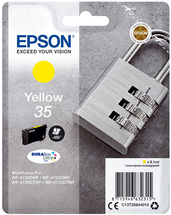 TINTEIRO EPSON 35 AMARELO