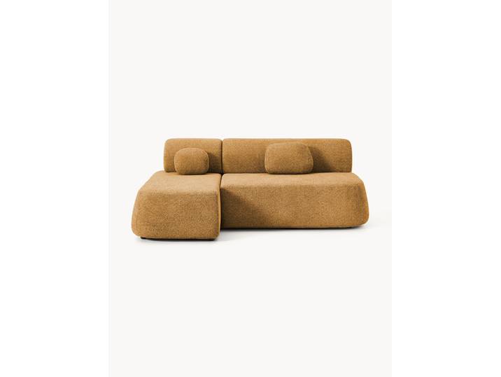 Schlafsofa Pao (2-Sitzer) aus Teddy-Bouclé