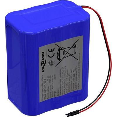 Ansmann 3S2P Akkupack 6x 18650 Kabel Li-Ion 10.8V 6700mAh Akkupack 6x Li-Ion 10.8V 6700 mAh