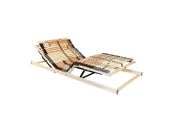 Lattenrost mit Motor Comfort Lux, Beco, 42 Leisten, montiert, Funkfernbedienung, Nackenstütze, bis 180 kg