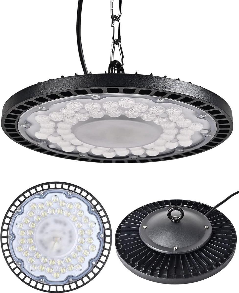 Krachtige UFO LED Werkplaatslamp 200W - 20000lm IP65 Koudwit voor Garage en Fabriek