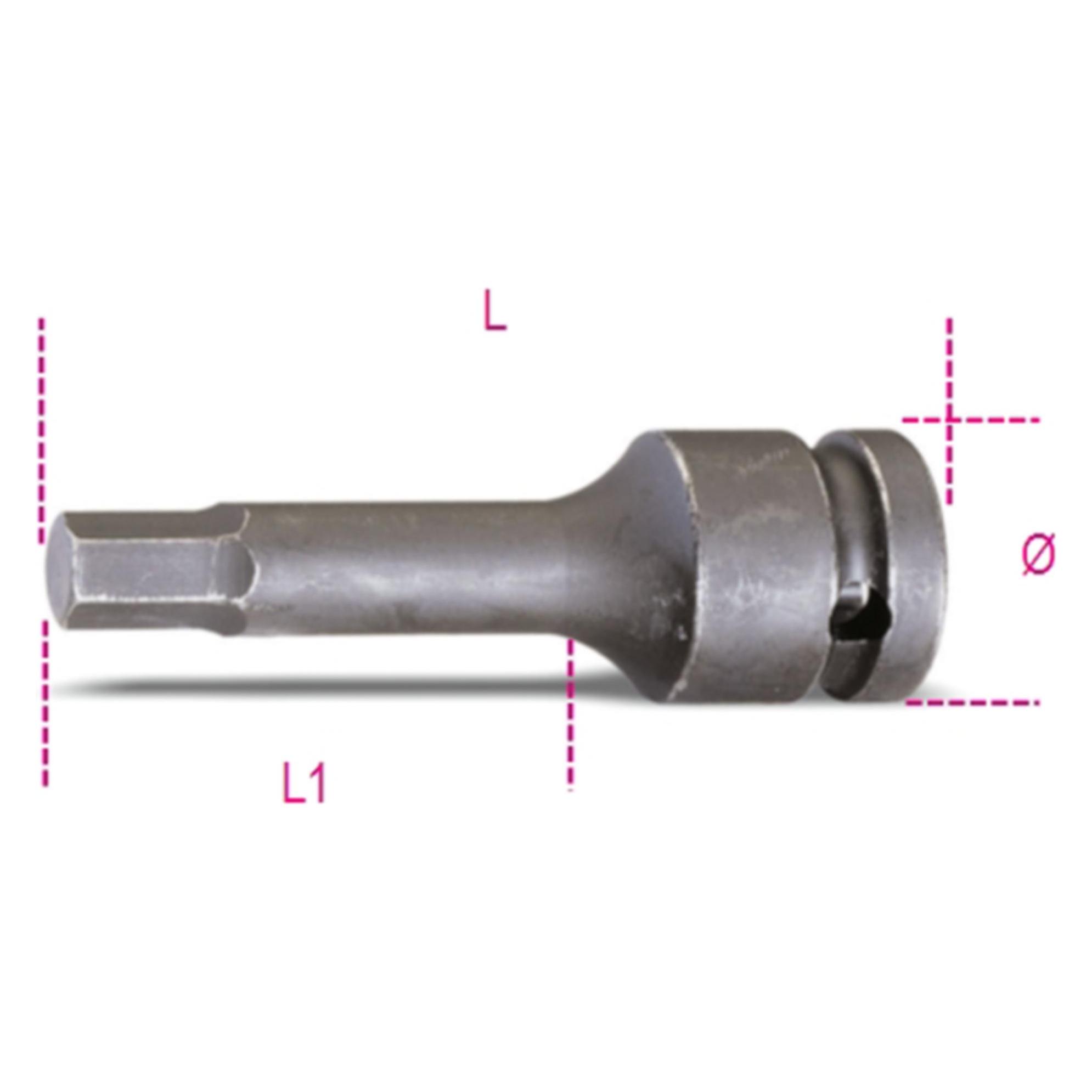 Beta Tools Inserti per chiavi a bussola (noci) a impatto BETA 720ME 14 (007200514)
