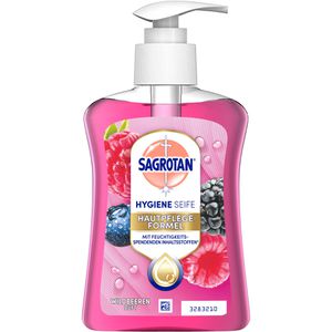 Sagrotan Seife Hydra Care, Wildbeeren, Flüssigseife, Pumpspender, 250ml