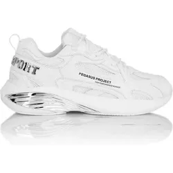 PLEIN SPORT Low-Top-Sneaker Pegasus, Größe 39 in Weiß 01