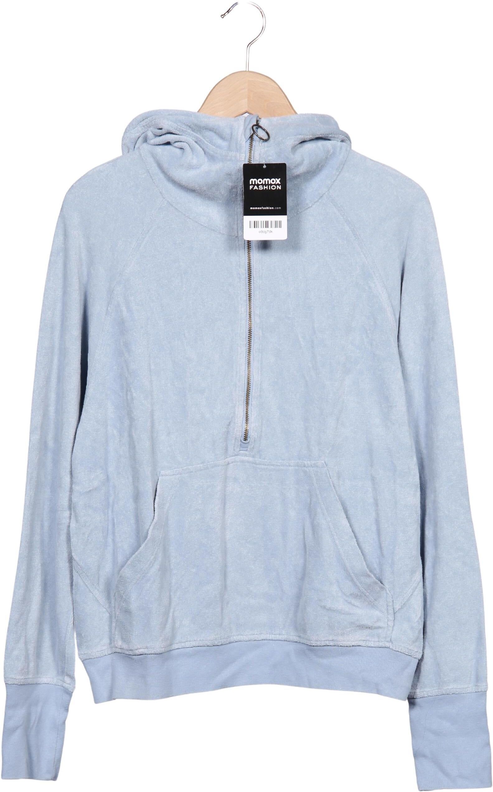 Grüne Erde Damen Kapuzenpullover, Hellblau, Gr. S, Baumwolle - Second Hand