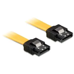DeLOCK 0.5m SATA M/M SATA-Kabel 0,5 m Gelb