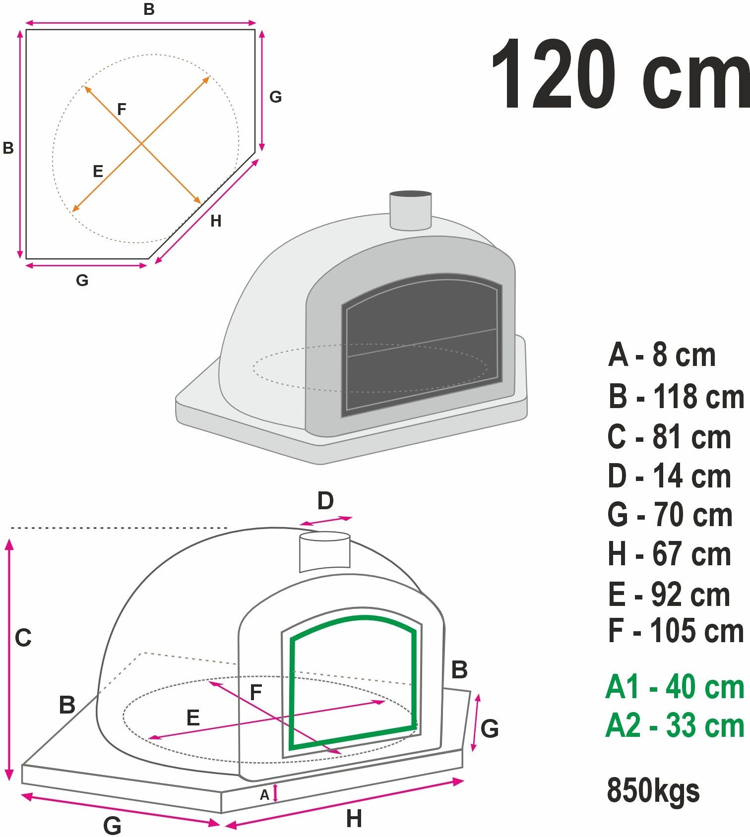 My-Barbecue Forno de canto Lisboa - 120
