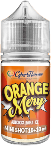 Cyber Flavour Orange Mery Aroma Mini Shot 10ml Albicocca Mora Ghiaccio