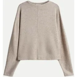 Sweatshirt Garzel mit Fledermausärmeln Beige 40