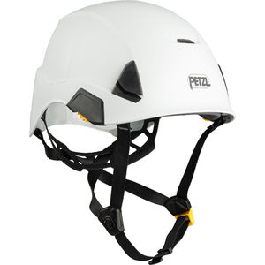 Petzl Schutzhelm Strato, EN 397, EN 12492, EN 50365, mit 6-Punkt-System & Kinnriemen, Größe 53-63, weiß