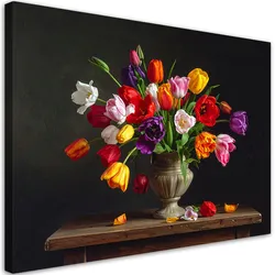 LEINWANDBILD Blumen 100x70cm