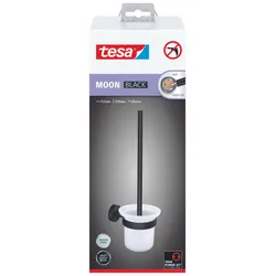 tesa Toilettenbürste MOON schwarz, Glas