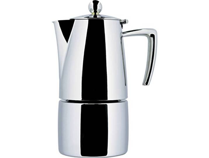 Ilsa VA136 Espressokocher, Edelstahl, 6 Cups, Silber/Schwarz
