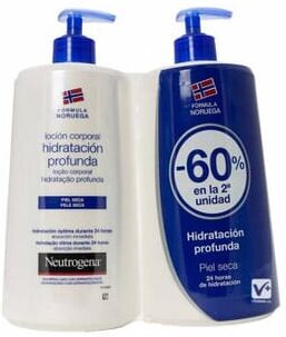 Neutrogena Deep Moisture Loção Corporal Pele Seca 750 ml 2 Unds