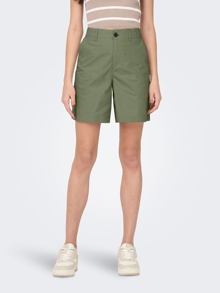 ONLY Shorts in Grün - S