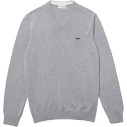 LACOSTE Pullover V-Neck, silber