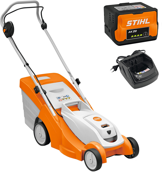 STIHL RMA 239 - Tagliaerba con batteria AK 20 - 36V 4Ah - Taglio 37 cm
