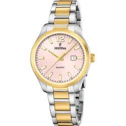 Festina Quarz Damen Klassik F20739/2 - rosègold,Multi - 34.0mm