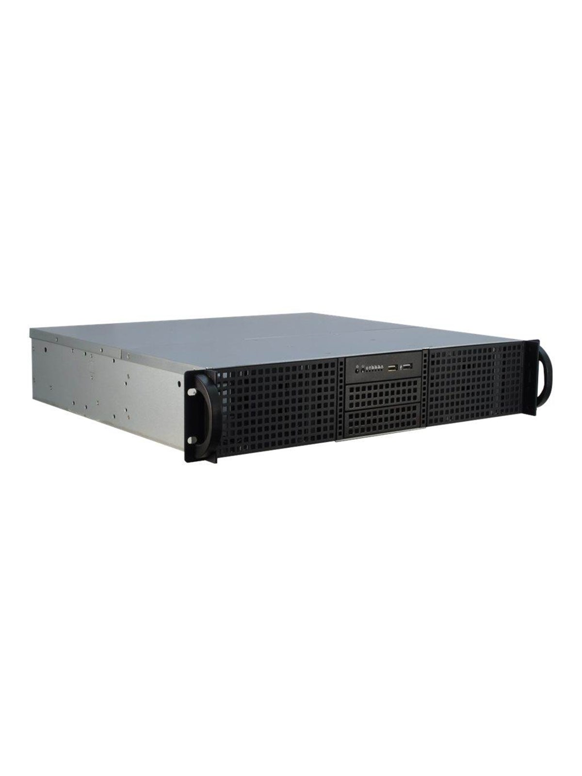 Inter-Tech IPC 2U-20240 - Gehäuse - Server (Rack) - Schwarz