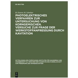 Esterer:Photoelektrisches Verfahren zur, Fachbücher von H. Schröter, B. Esterer
