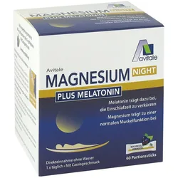 Magnesium Night plus 1 mg Melatonin Direktsticks