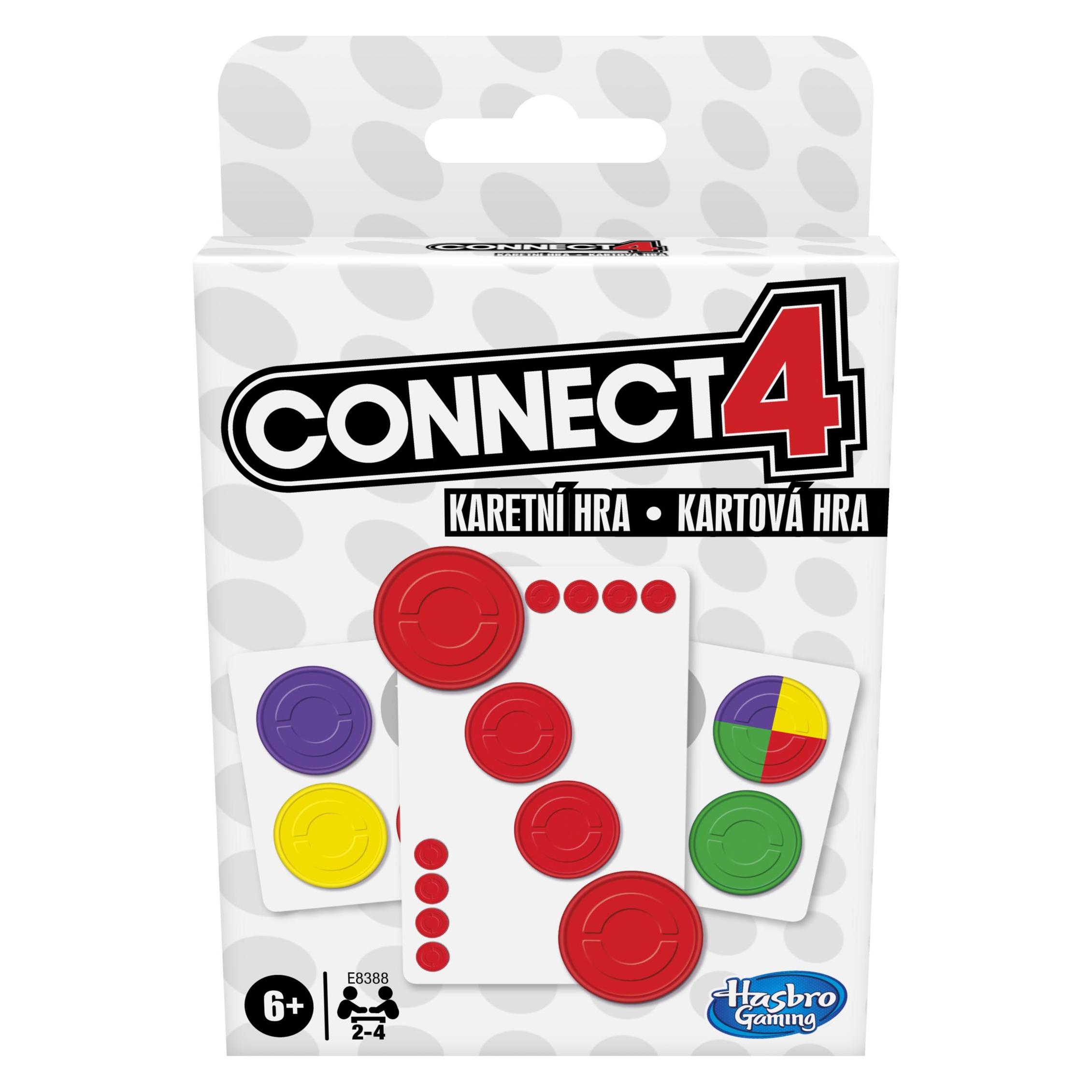 Hasbro Connect 4 Kartenspiel (Slowakisch, Tschechisch, 2 - 4 Spieler) (14E8388)