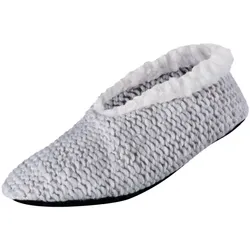 camano Cosy Slipper Hausschuhe Damen 9301 - light grey 41-42