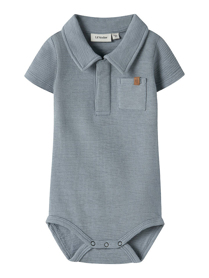 Lil Atelier Body "Falk" in Grau - 68