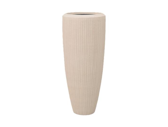 Hoher Blumentopf „Polystone Plain Partner“, verschiedene Grössen Beige Baq Design