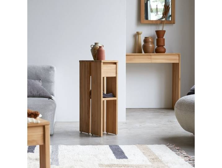 Beistelltisch aus massivem Teakholz Eden - Natur - Teak