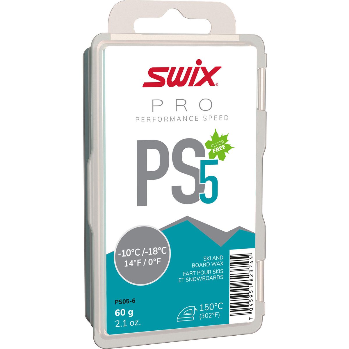 Swix PS5 Turquoise, -10°C/-18°C, 60g neutral PS05-6