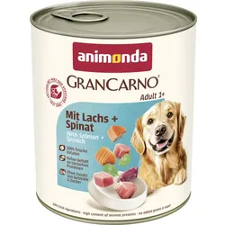 ANIMONDA GranCarno Adult Dog, Geschmack: Lachs + Spinat, 800 g
