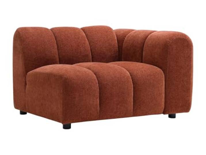 Vente-unique - Sessel mit gerader Rückenlehne 1 Person Jutini - Stoff
