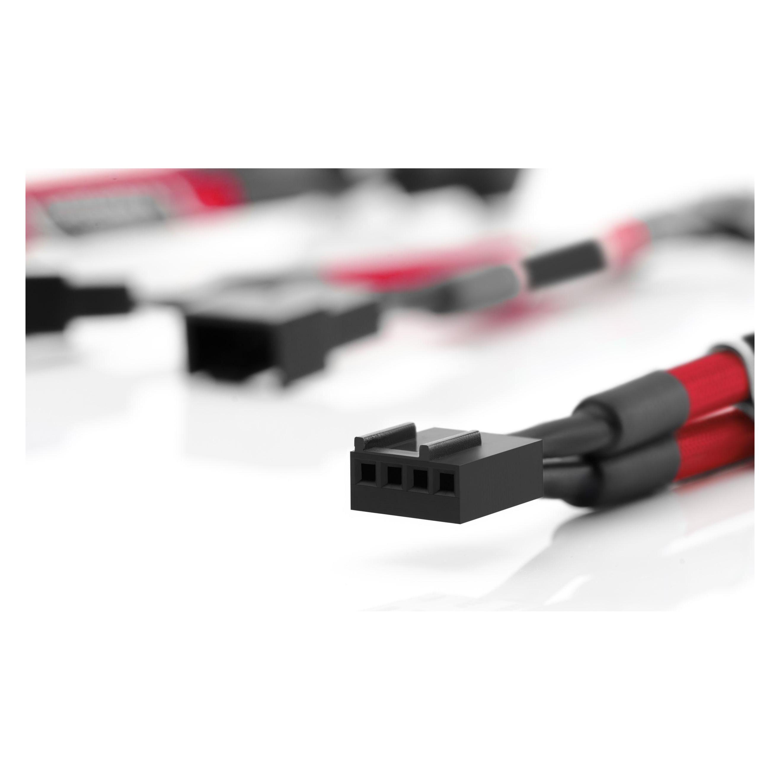 Noctua NA-SYC1 chromax.red Y-Splitterkabelset für Lüfter (11 cm, 4 pin PWM) (NA-SYC1.RED)
