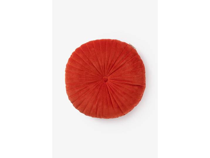 Sissy-Boy - Rood rond velvet kussen