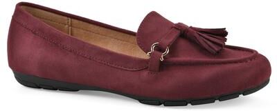 Wide Width Women's Gush Driving Mocassin by Cliffs in Dark Burgundy (Size 9 W)
