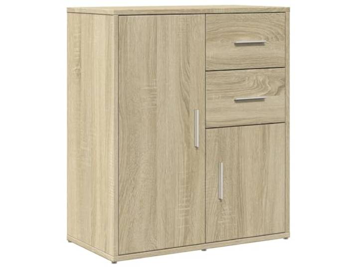 Roanoer Sideboard Sonoma-Eiche 60x31x70 cm Holzwerkstoff Kommode Praktischer Beistellschrank in Sonoma-Eiche Optik für Wohnzimmer und Flur, bietet viel Stauraum auf kompakter Fläche.