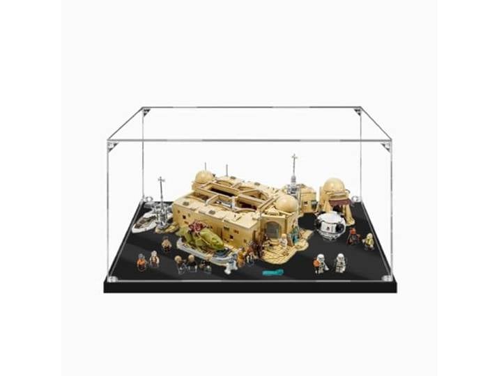 Acryl-Vitrine für Lego 75290 Mos Eisley Bistro staubdichte Vitrine (Modell nicht im Lieferumfang enthalten) (2 mm)