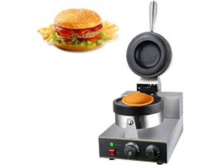 Machine à hamburger électrique 1300 W gaufrier à taureaux 50-300 °C omelette sandwich petit-déjeuner