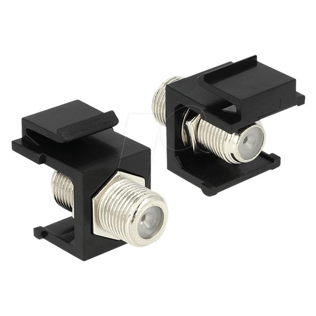 Delock Keystone Jack: F-Buchse (Stecker und Verbinder) (86350)