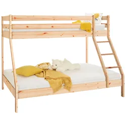 Etagenbett Denis Naturfarben ca. 90x200 / 140x200cm