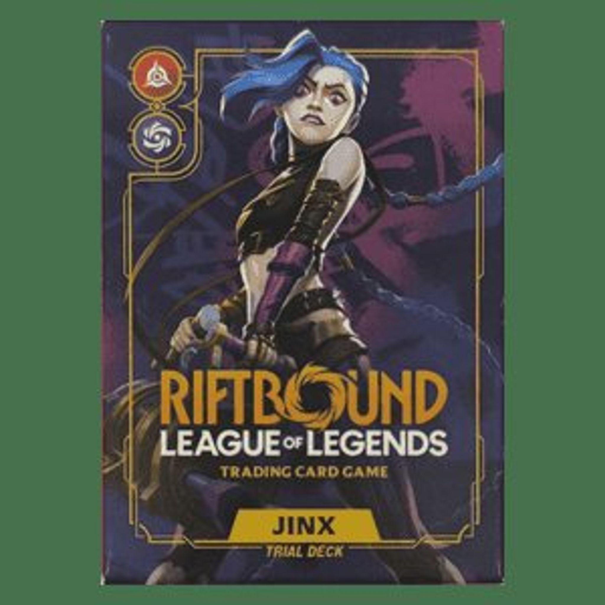 Riot Games Riftbound Sammelkartenspiel Trial Deck - OGN Jinx Origins Edition