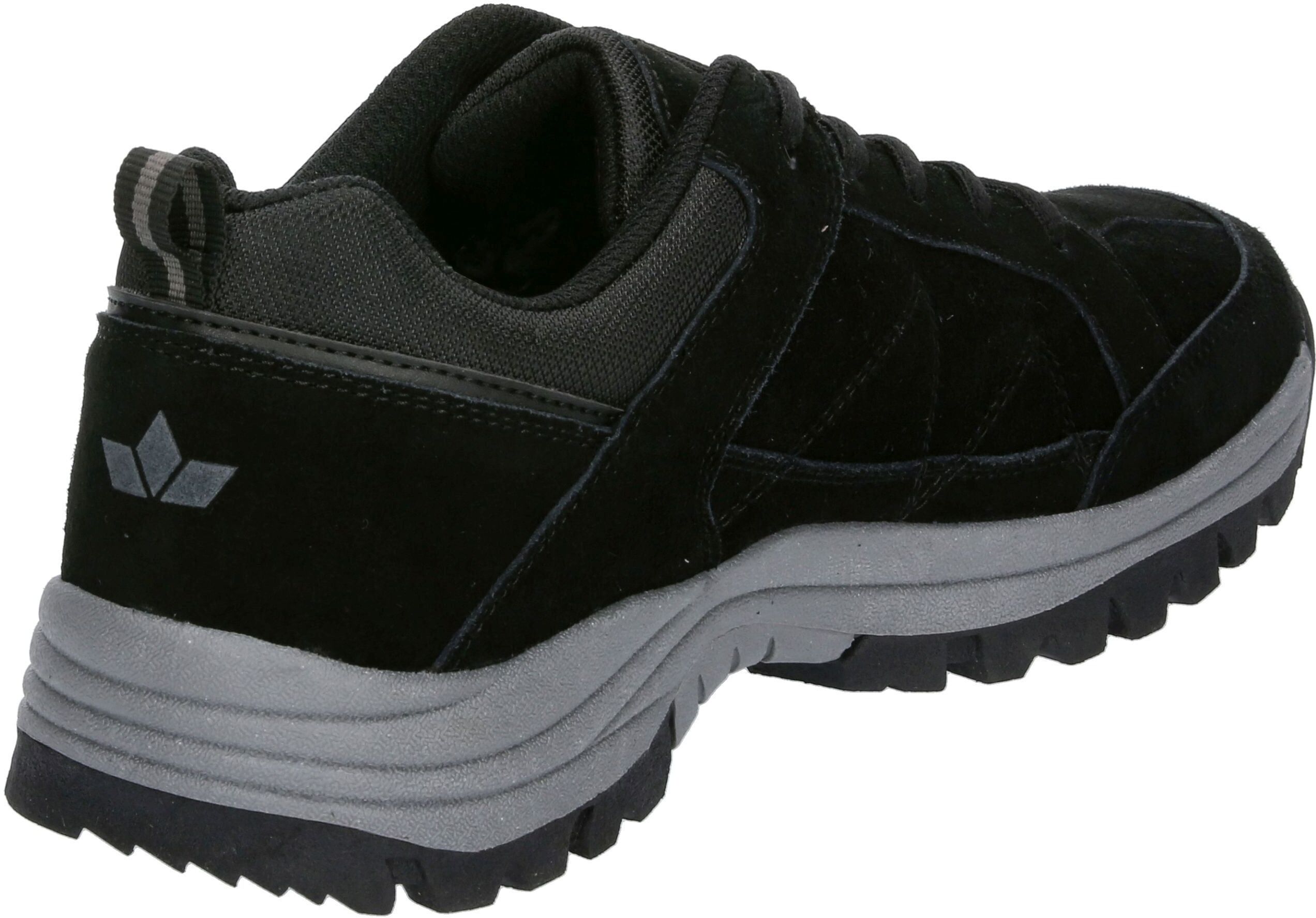 Sneaker LICO "Schnürschuh Argus", Herren, Gr. 40, Textil, schwarz, Veloursleder, Schuhe Sneaker schwarz 40, Textil