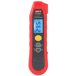 Uni-T, Infrarotthermometer, 2 in 1 termometrs IR 40C-300C, -40C-300C, IP54 Max/Min/Difference/Lock merisana