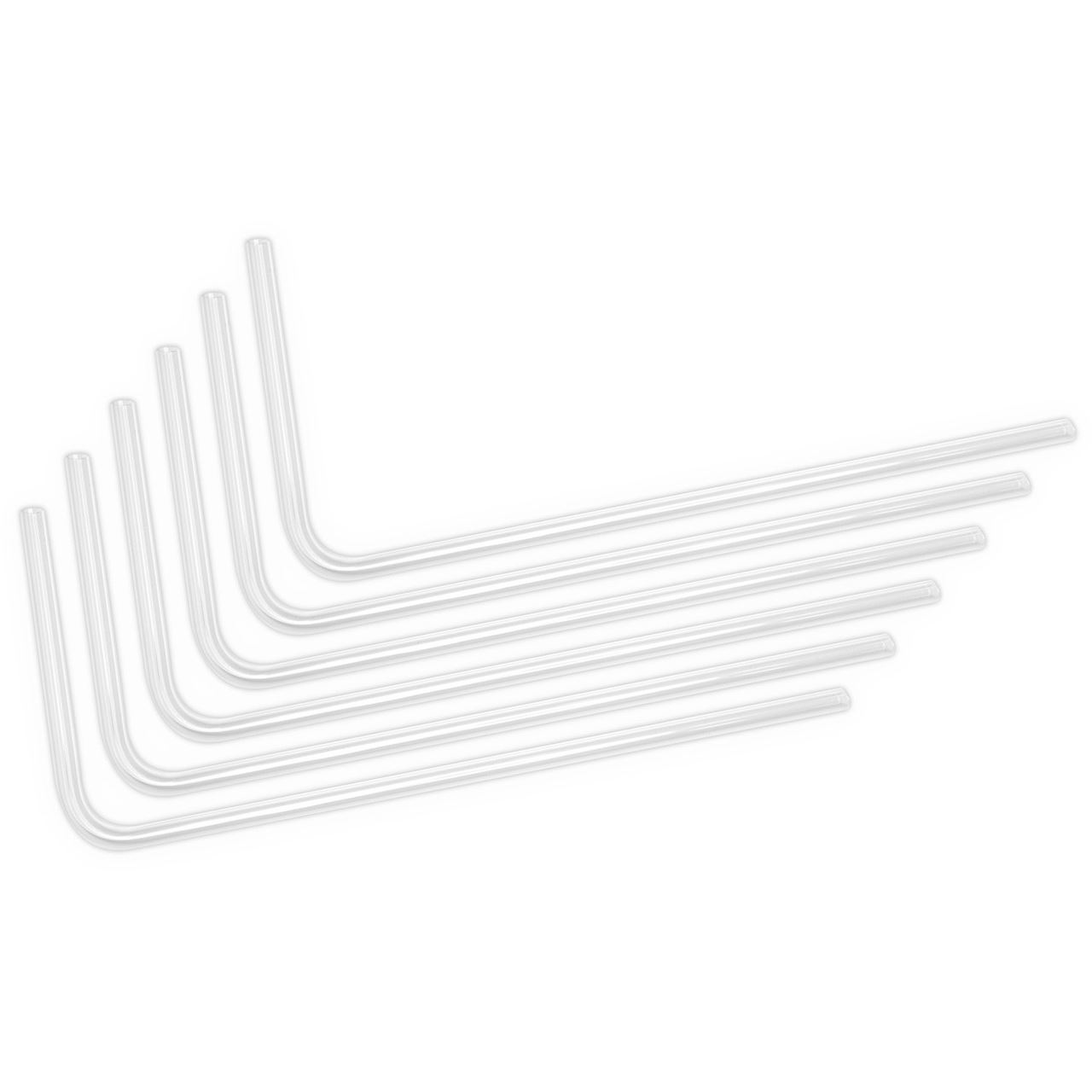 EK Water Blocks EK-Loop Hard Tube 14/10mm Acryl, gebogen 90 Grad - 80cm, 6 Stück